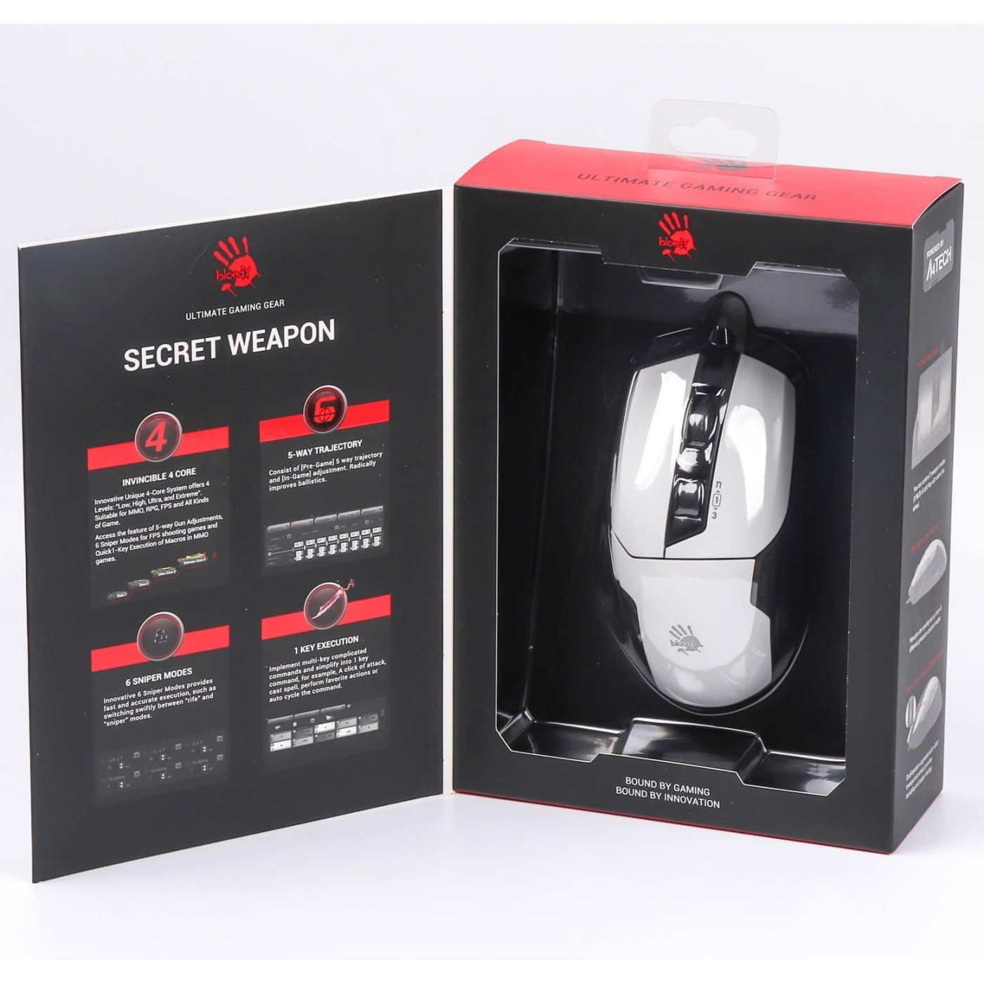 Миша Bloody A4Tech W70 Max USB Panda White (W70 Max (Panda White))
