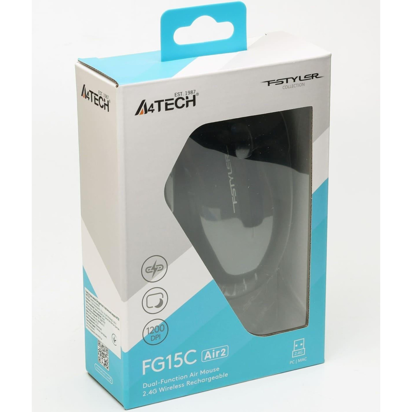 Бездротова миша A4Tech Fstyler FG15C Air2 Black (FG15C Air2 (Black))