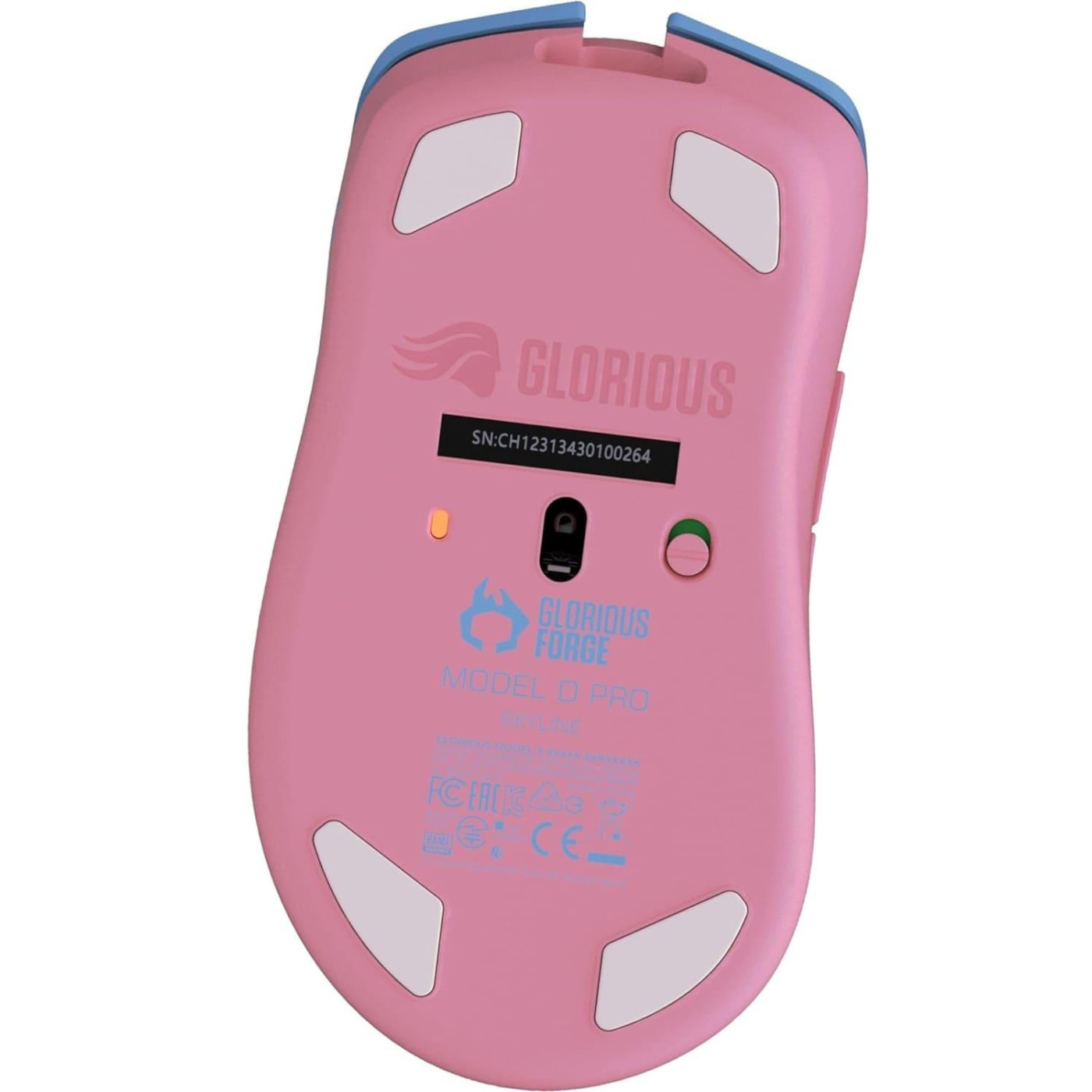 Мышь Glorious Model D Pro Skyline Wireless Gaming Mouse Pink/Blue Forge (GLO-MS-PDW-SKY-FORGE) Б/у
