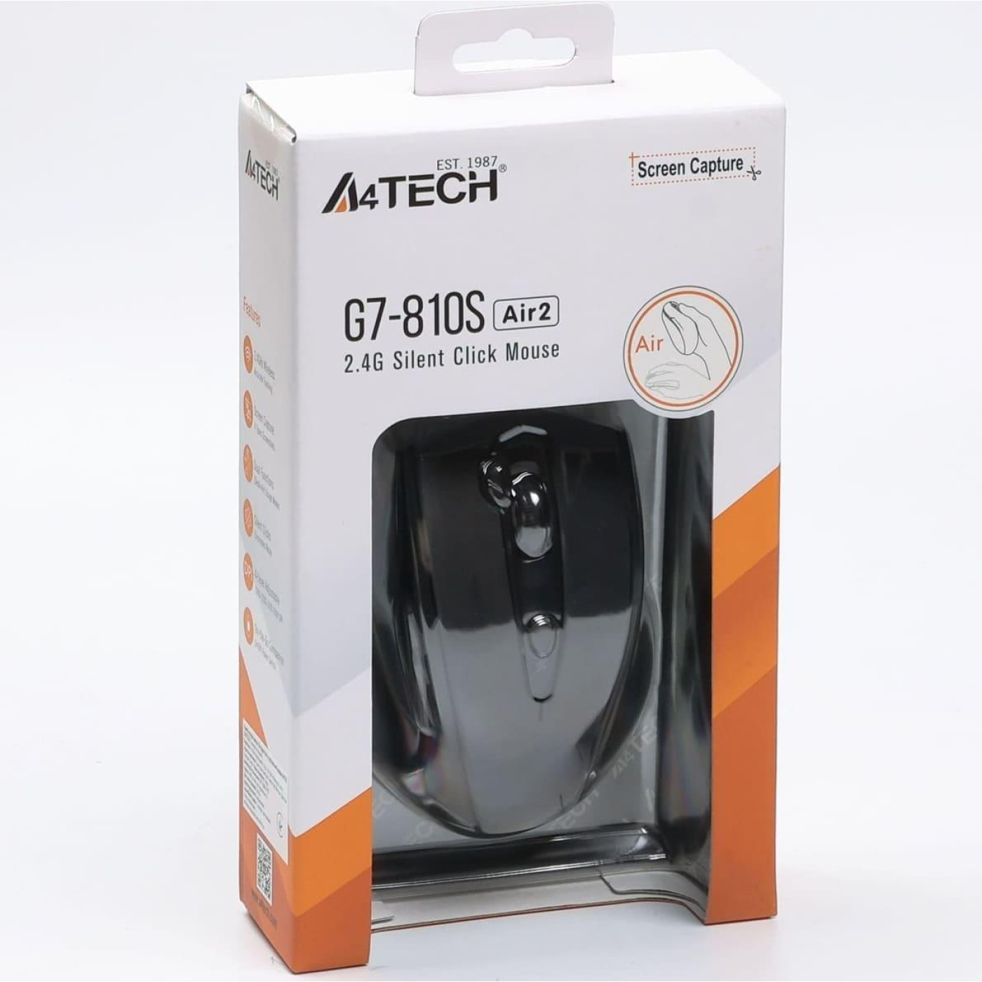 Бездротова миша A4Tech G7-810S Air2 Wireless Black (G7-810 Air2 Black) (G7-810S Air2 (Black))