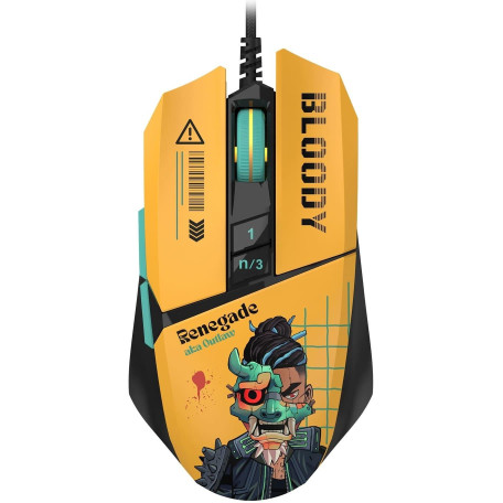 Миша Bloody A4Tech W63 Max Renegade Sunset Yellow (W63 Max Renegade Sunset)