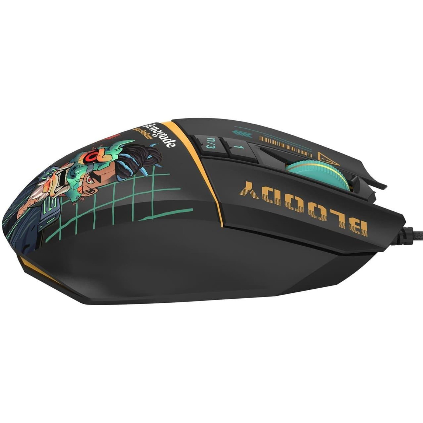 Мышь Bloody A4Tech W63 Max Renegade Midnight (W63 Max Renegade Midnight)