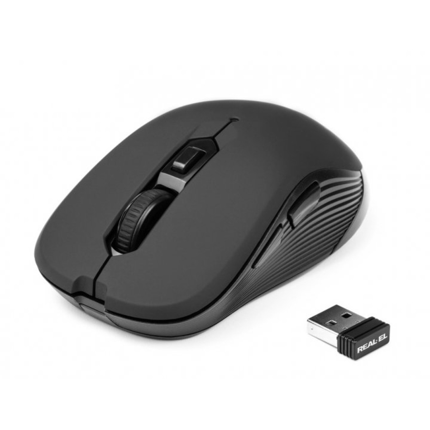 Беспроводная мышь Real-EL RM-330 Wireless Black (RM-330 Wireless Black)