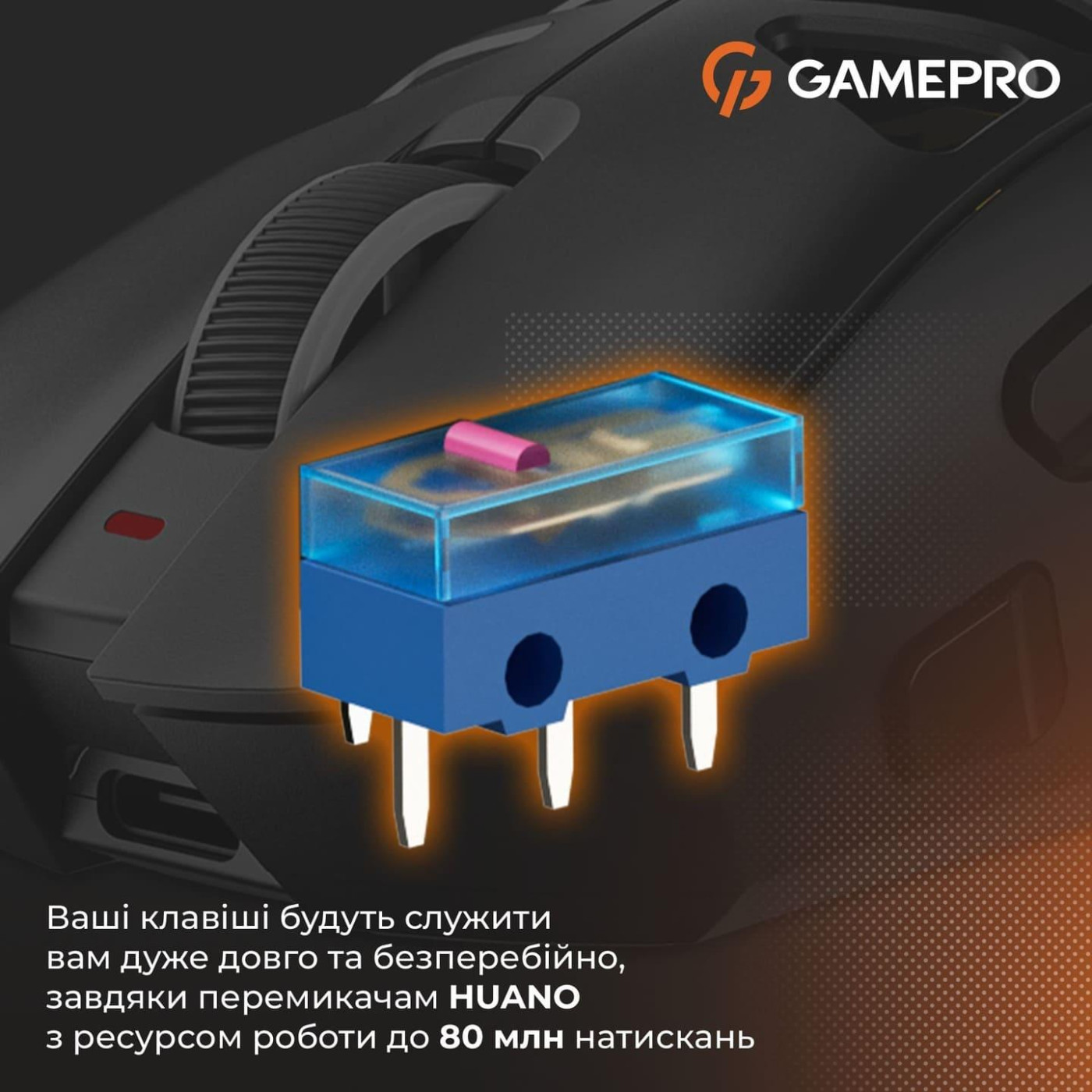 Миша GamePro Genesis Hollow Black (GM870HB)