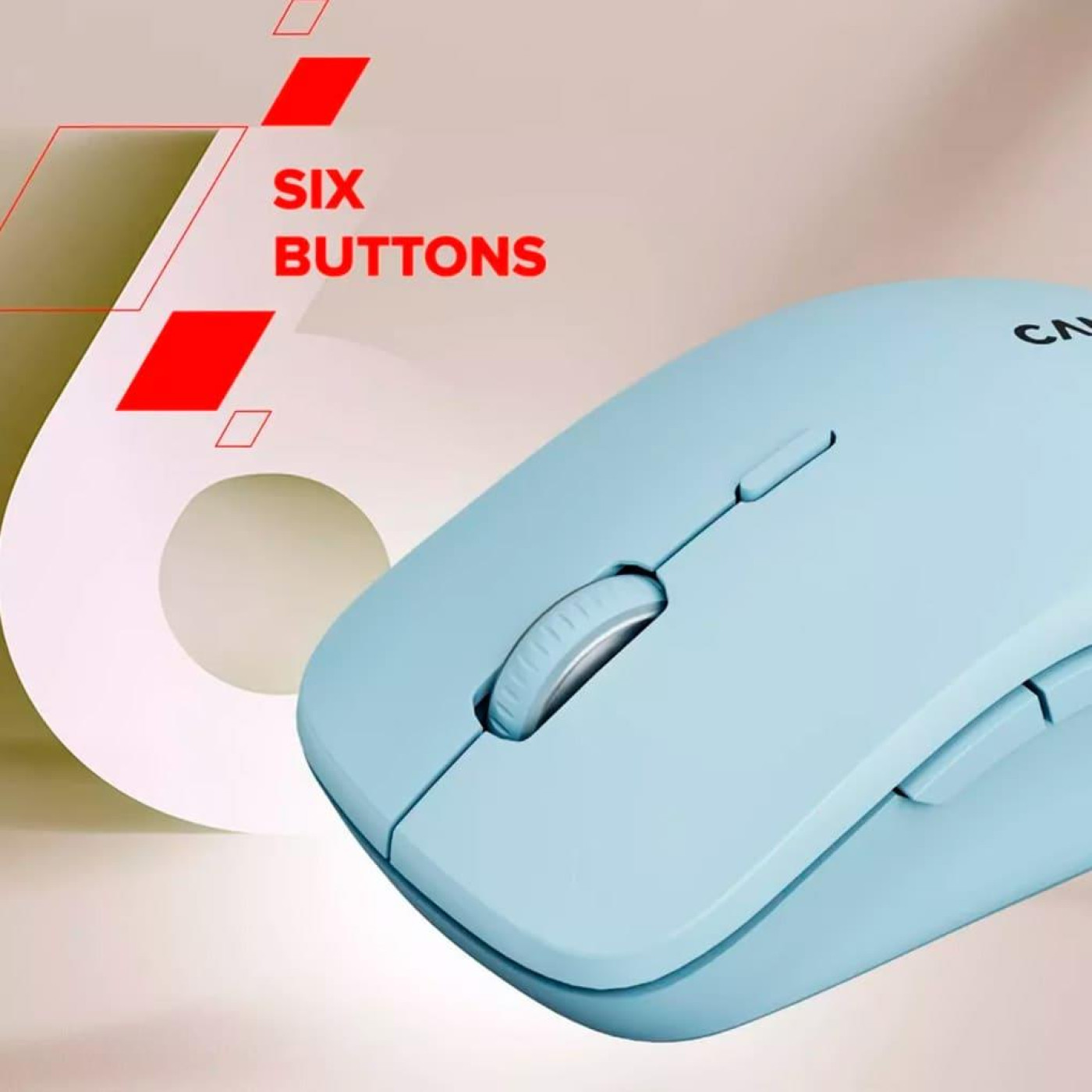 Миша Canyon MW-12 Dual band Wireless Beige (CNS-CMSW12BG)