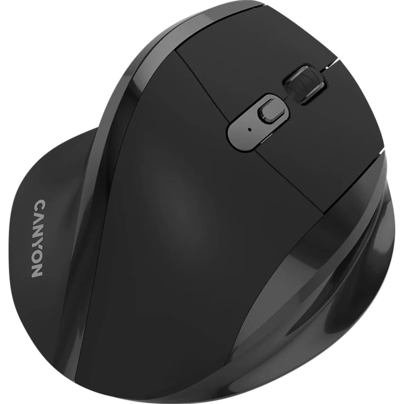Миша Canyon OnClick 17 Ergonomic Wireless Black (CNE-CMSW17B)