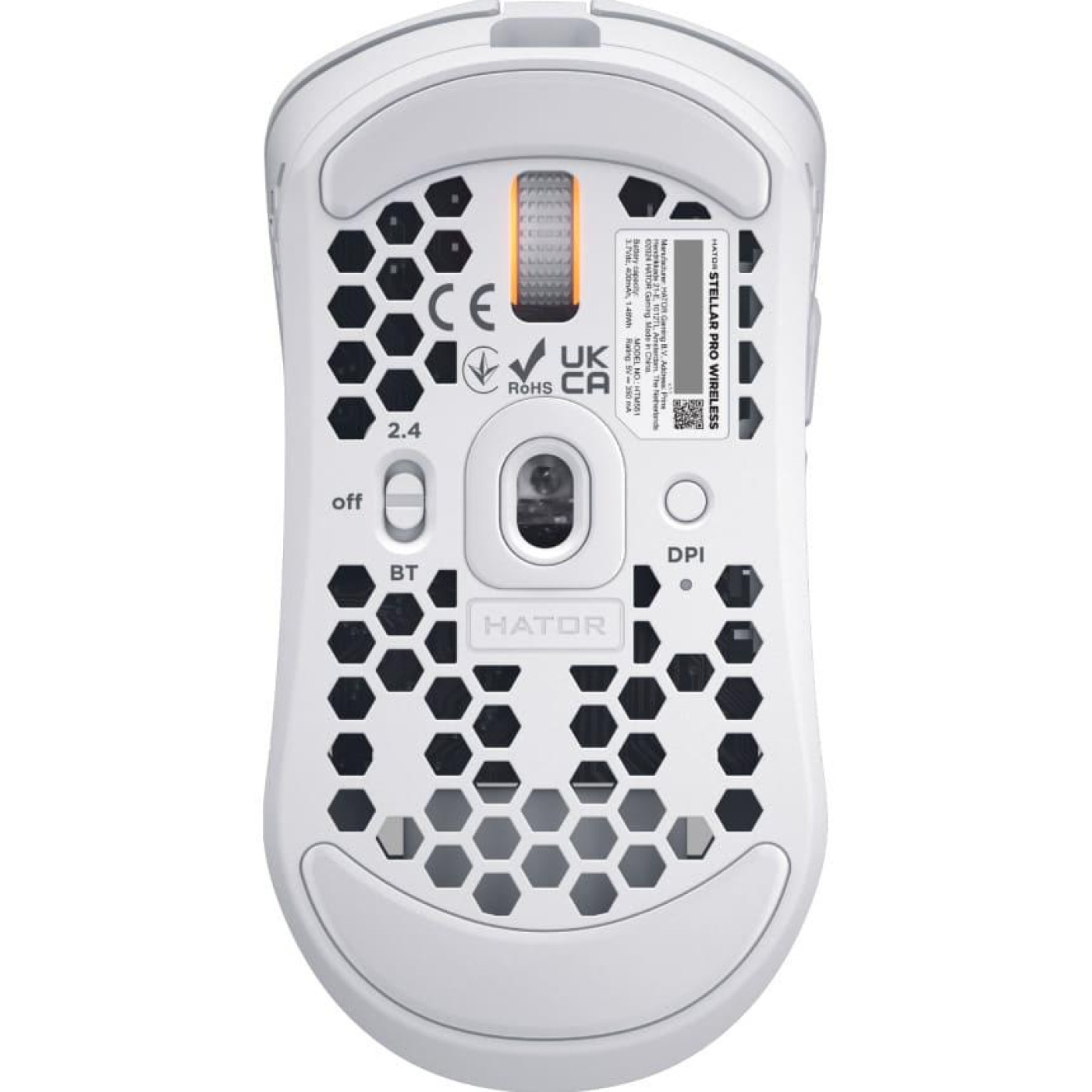 Мышь HATOR Stellar PRO Wireless white (HTM551) U1
