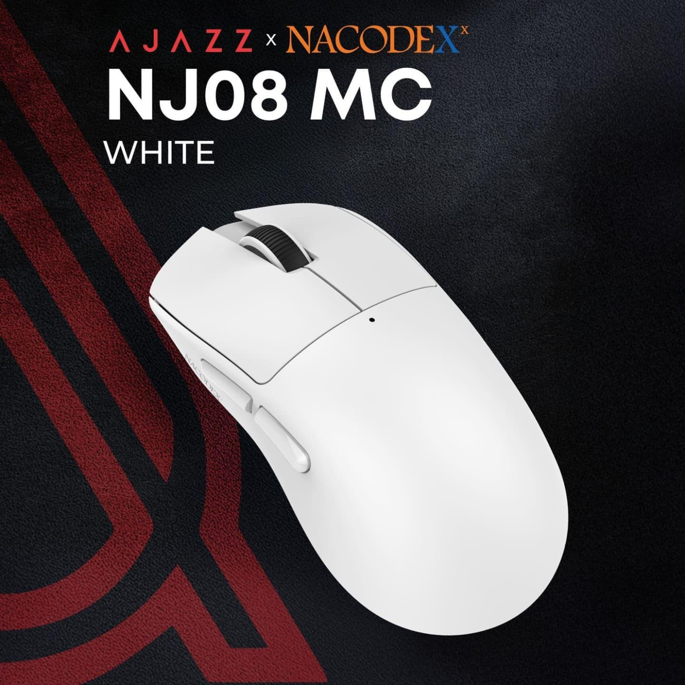 Миша Ajazz x Nacodex NJ08 MC White (NJ08-MC-W)