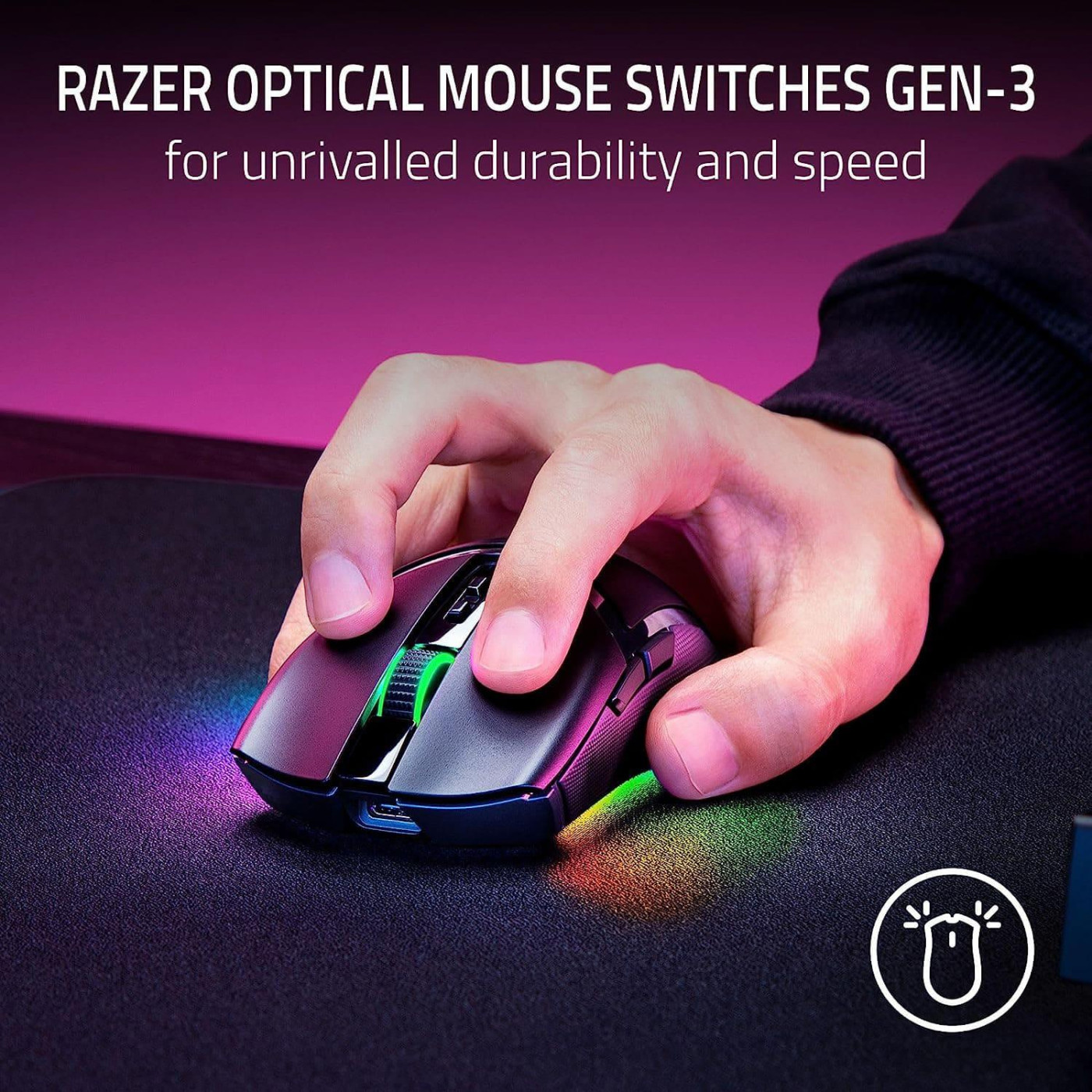 Бездротова миша Razer Cobra Pro Wireless Black (RZ01-04660100-R3G1)