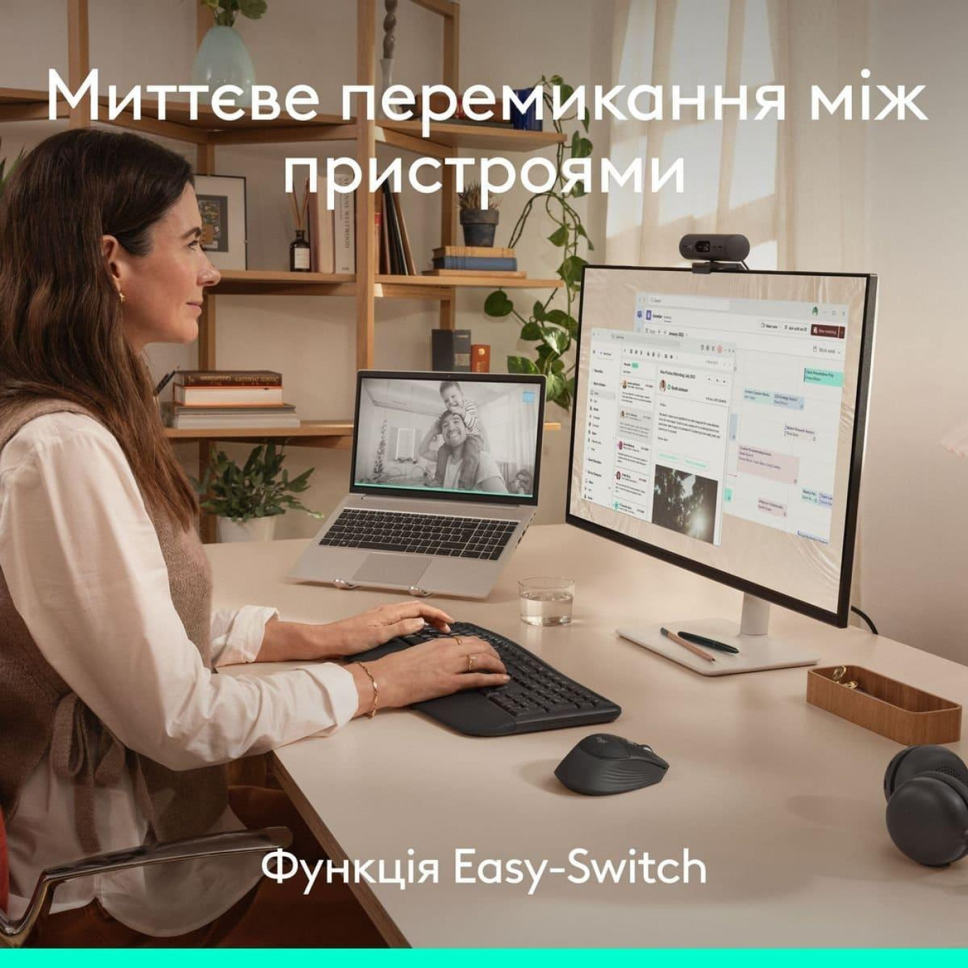 Мышь Logitech Signature Comfort Plus M850 L Wireless Mouse Graphite (910-007715)