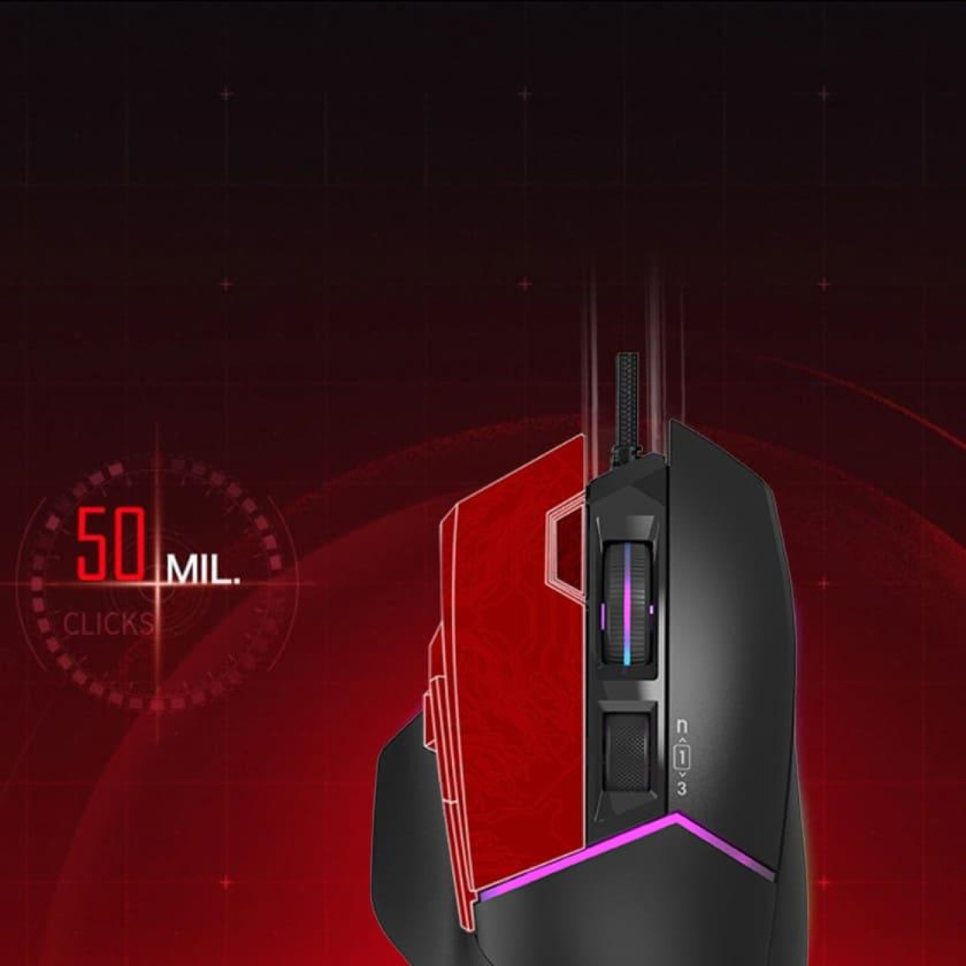 Мышь Bloody W95 Ultra Black (W95 Ultra (Stone Black))