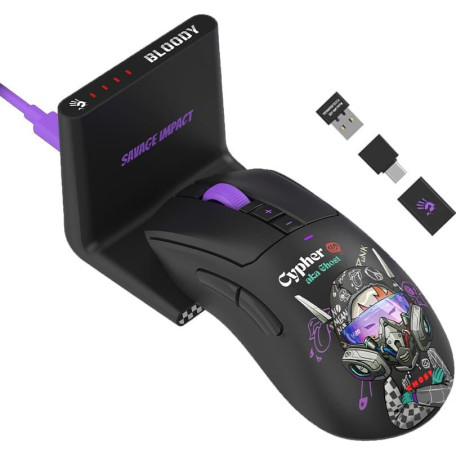 Миша Bloody R73 Ultra Duo (Cypher Ghost) (R73 Ultra Duo (Cypher Ghost))