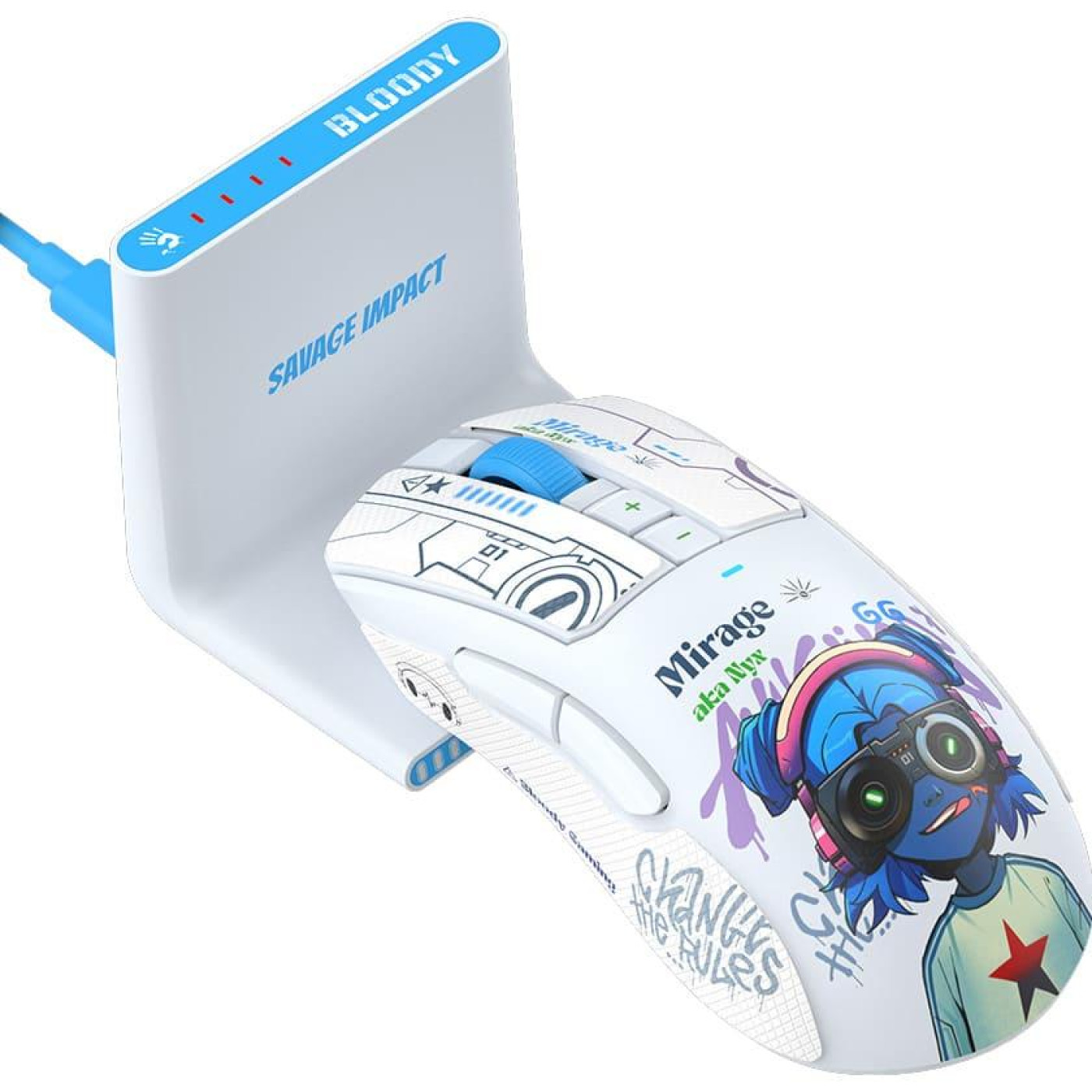 Мышь Bloody R73 Ultra Duo (Nyx Mirage) (R73 Ultra Duo (Nyx Mirage))