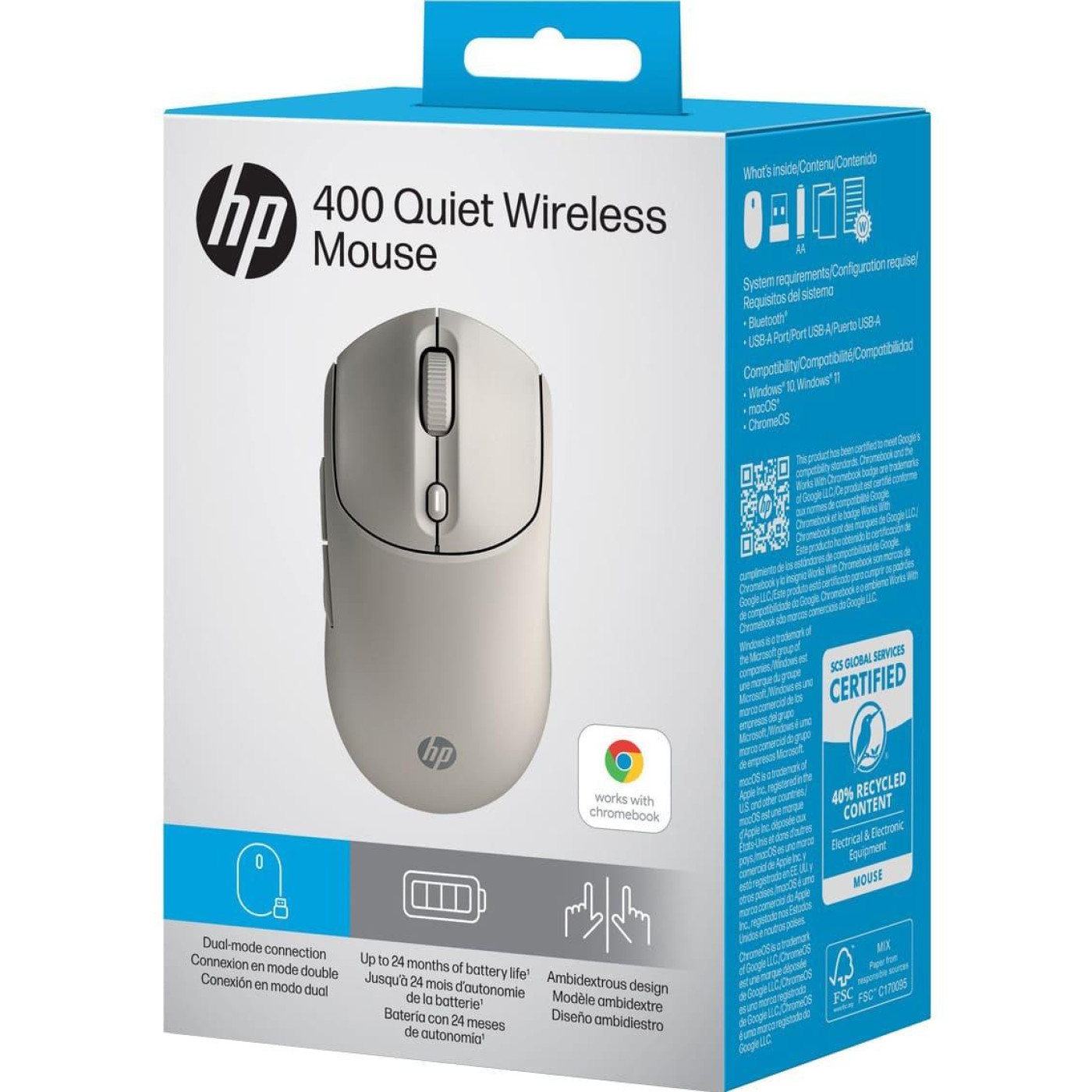 Мышь HP 400 Quiet Wireless Maple (AZ7B6AA)