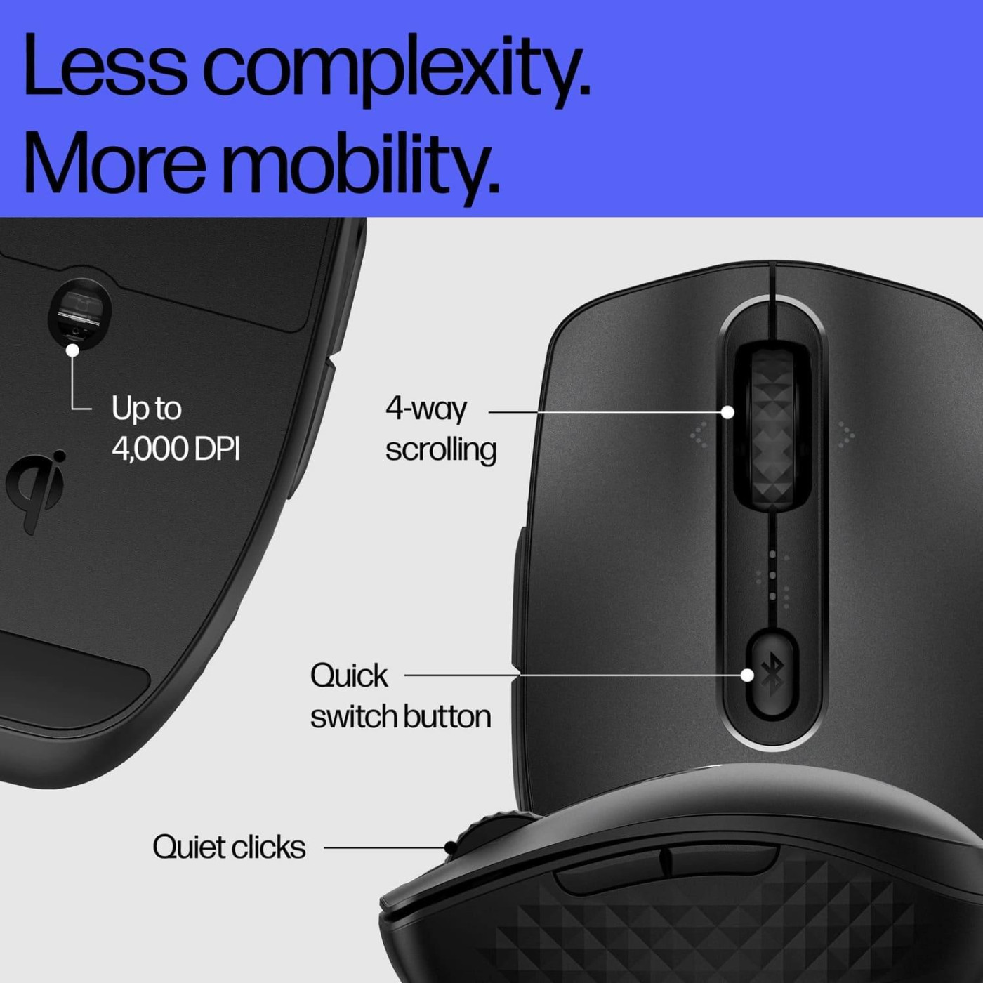 Миша HP 690 Wireless Black (7M1D4AA)