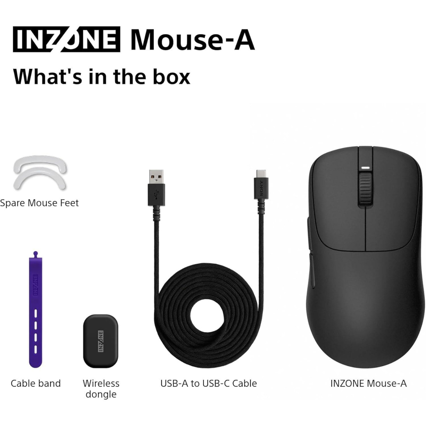 Мышь Sony INZONE Wireless (MSEG500B.E)