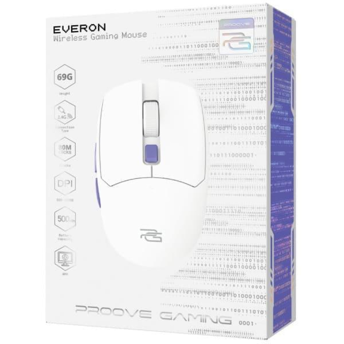 Миша Proove Gaming Everon White (WMEV00022002)