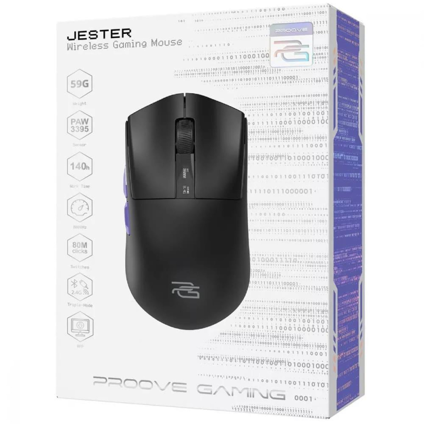 Мышь Proove Gaming Jester 8K Black (WMJS00022001)