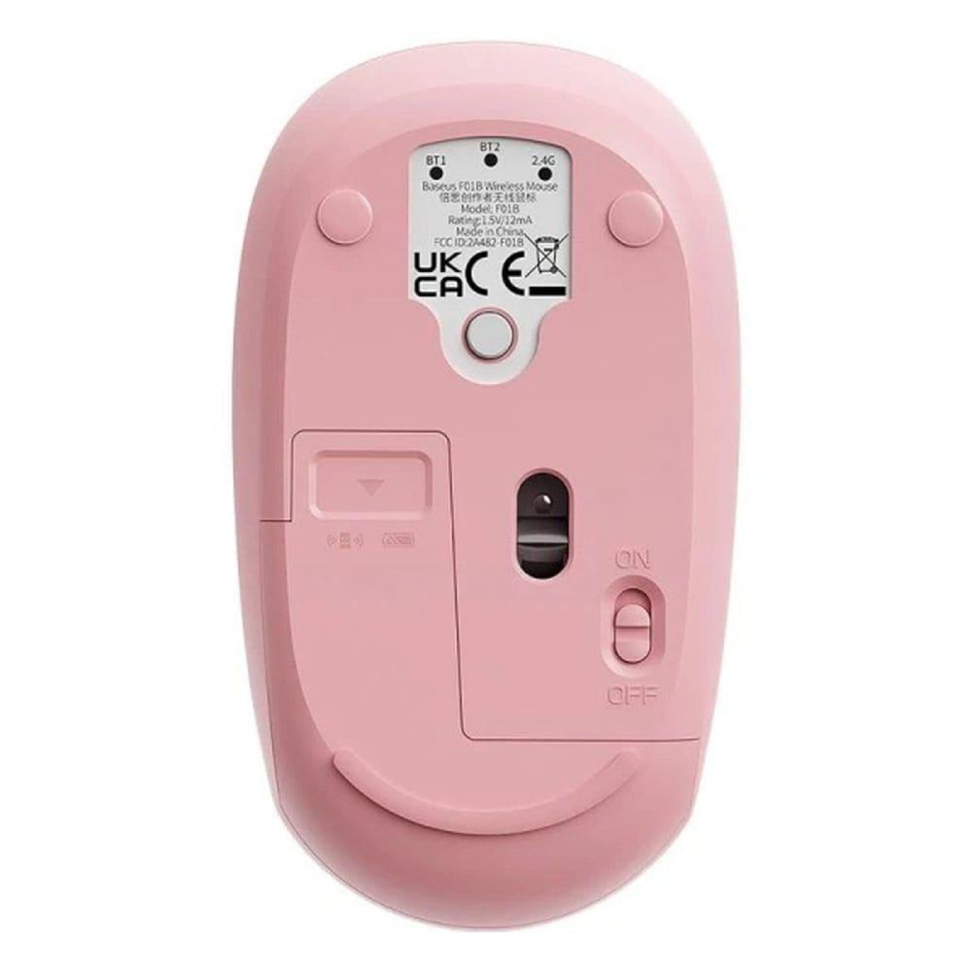 Беспроводная мышь Baseus F01B Tri-Mode Mouse Baby Wireless Pink (B01055503413-00)