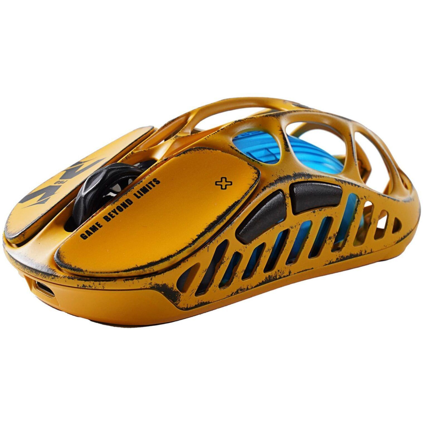 Мышь GravaStar Mercury X Pro 8K BT/WL/USB-A RGB Battle-Worn Yellow (GS_X_PRO_YLW)