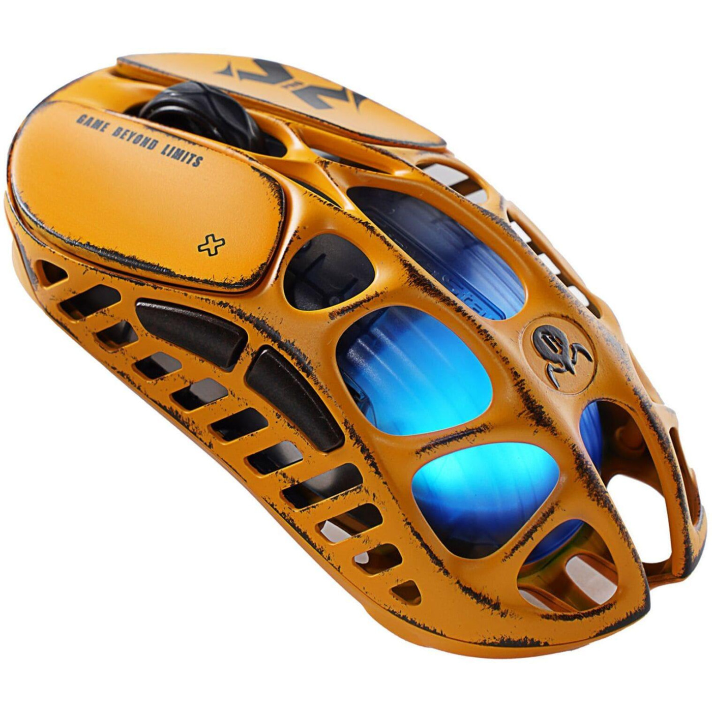 Мышь GravaStar Mercury X Pro 8K BT/WL/USB-A RGB Battle-Worn Yellow (GS_X_PRO_YLW)