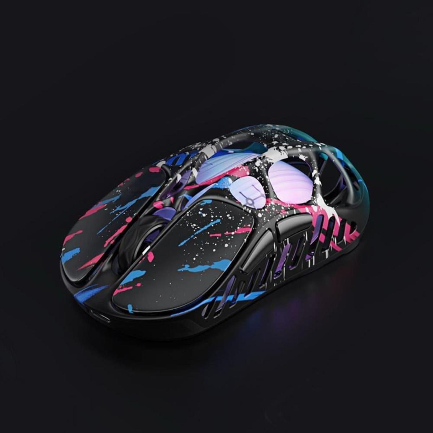 Мышь GravaStar Mercury X Pro 8K BT/WL/USB-A RGB Neon Graffiti (GS_X_PRO_CG_BLK)