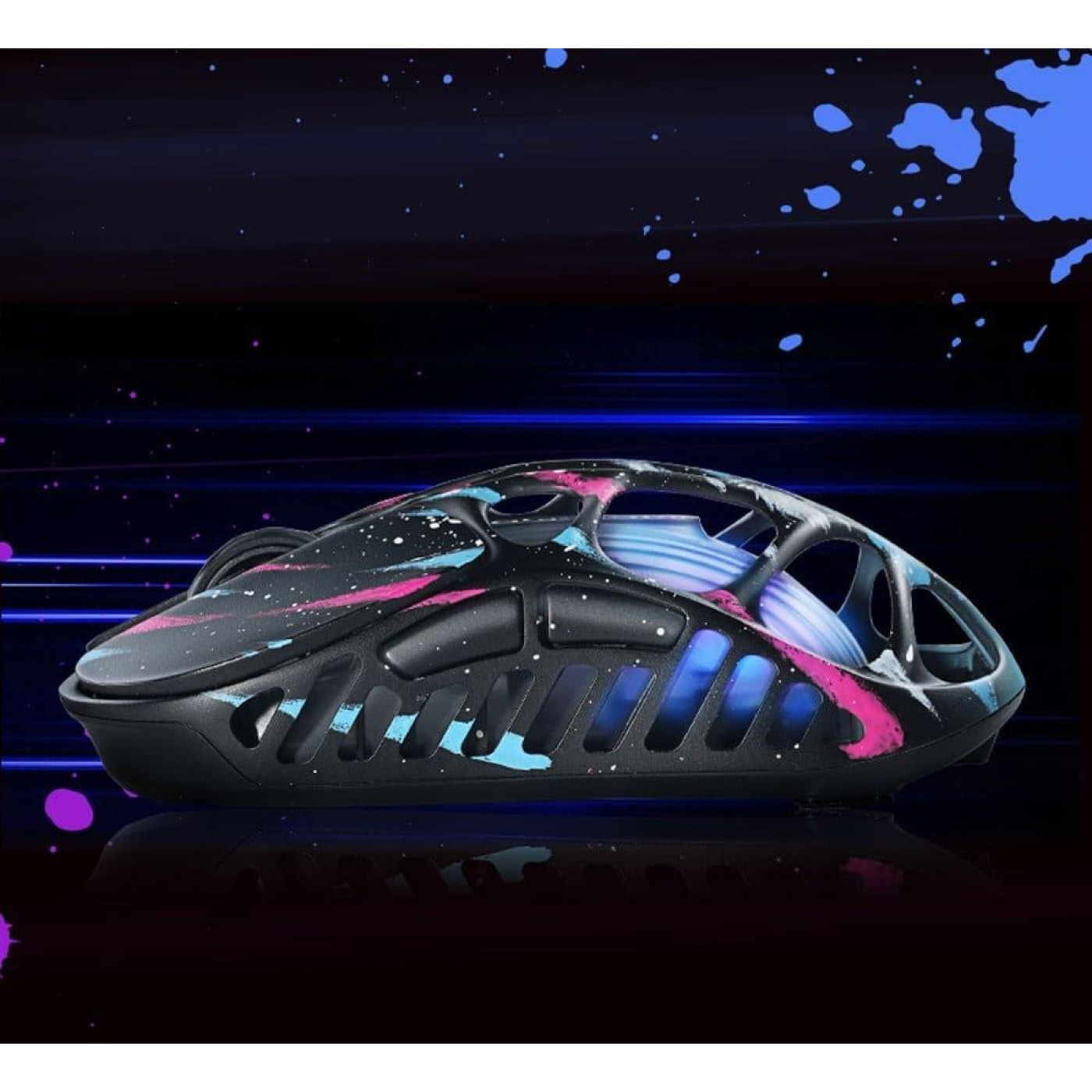 Мышь GravaStar Mercury X Pro 8K BT/WL/USB-A RGB Neon Graffiti (GS_X_PRO_CG_BLK)