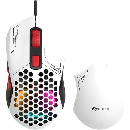 Миша Xtrike Me GM-316 RGB White (GM-316W)