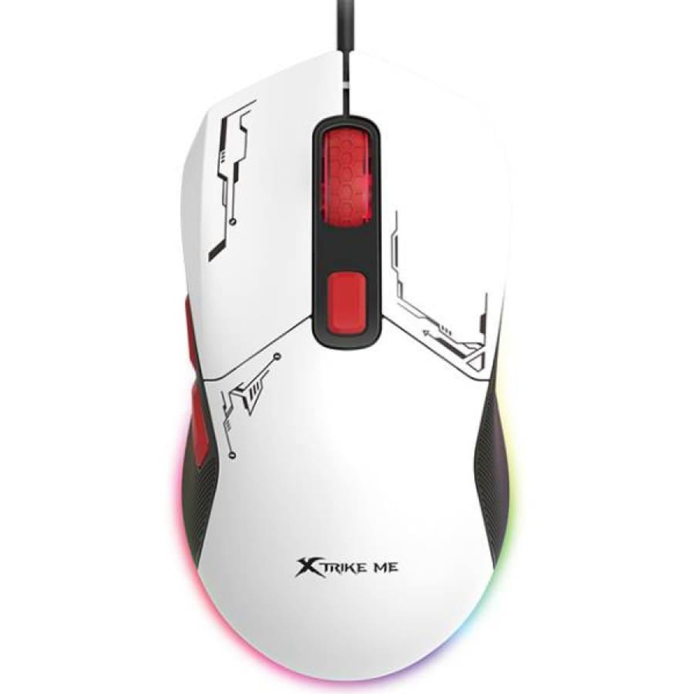 Мышь Xtrike Me GM-316 RGB White (GM-316W)