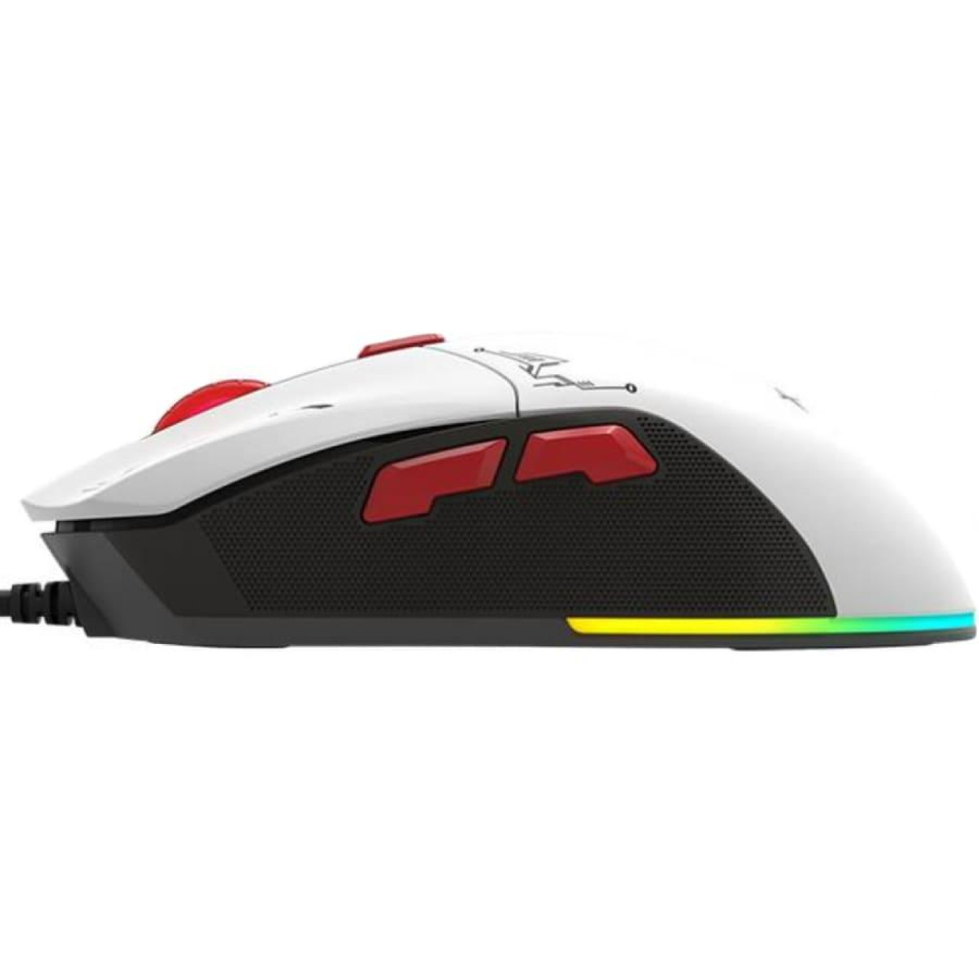 Мышь Xtrike Me GM-316 RGB White (GM-316W)