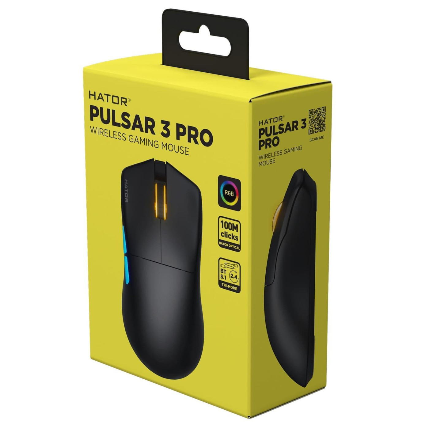 Мышь HATOR Pulsar 3 PRO Wireless Black (HTM640)