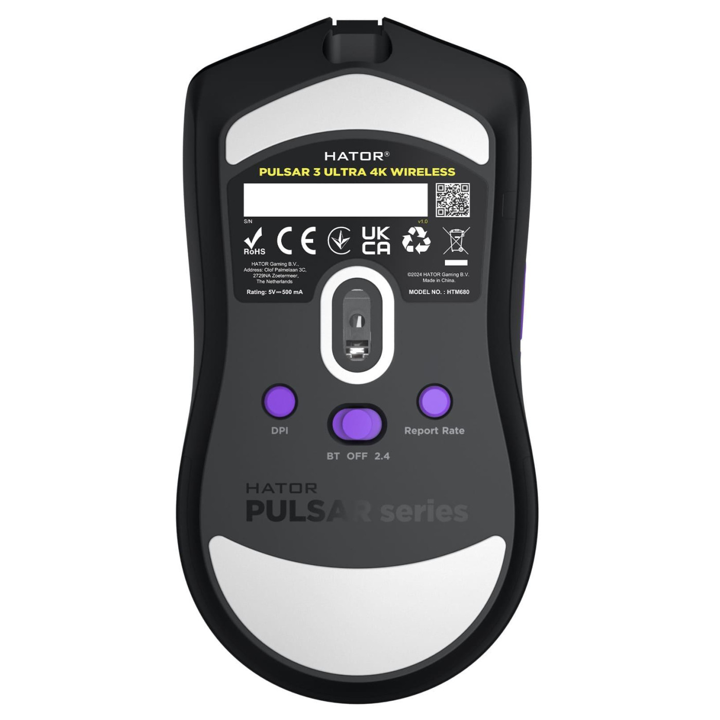 Миша HATOR Pulsar 3 Ultra 4K Wireless Black (HTM680)