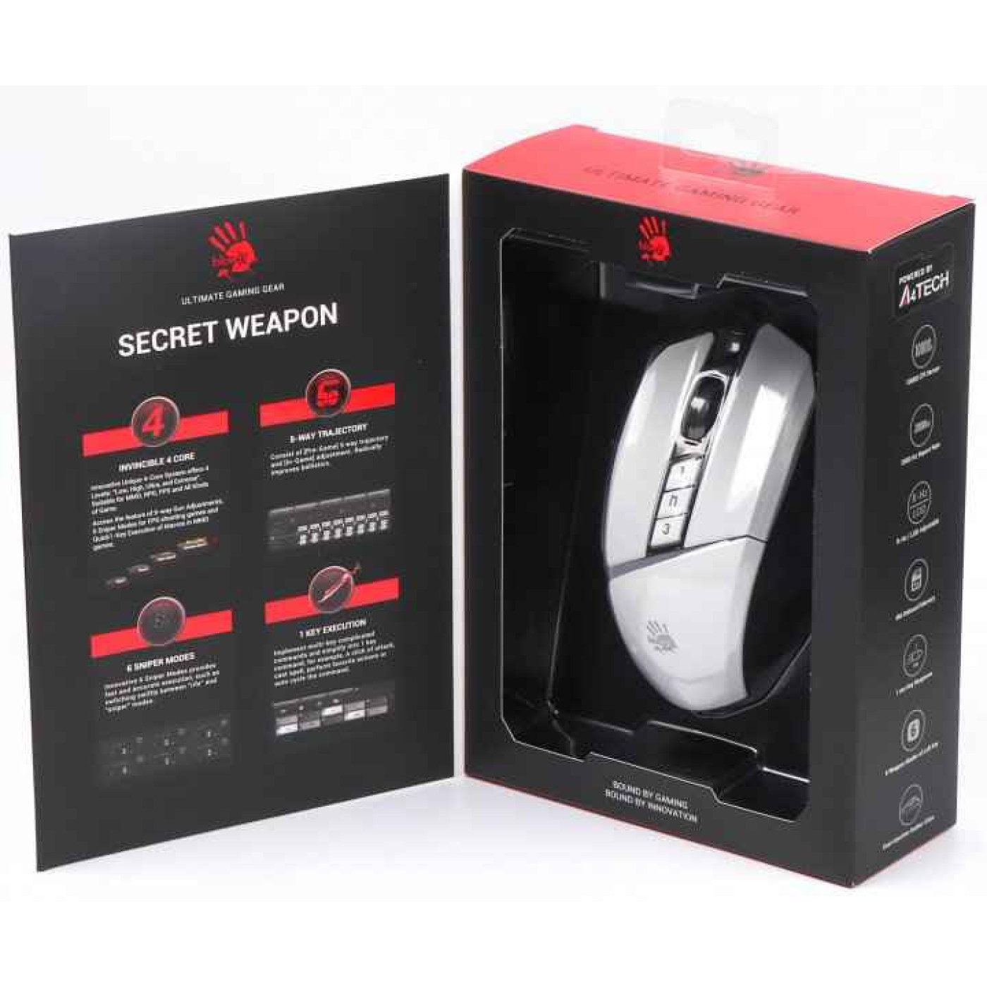 Миша Bloody A4Tech W60 Max USB Panda White (W60 Max (Panda White))