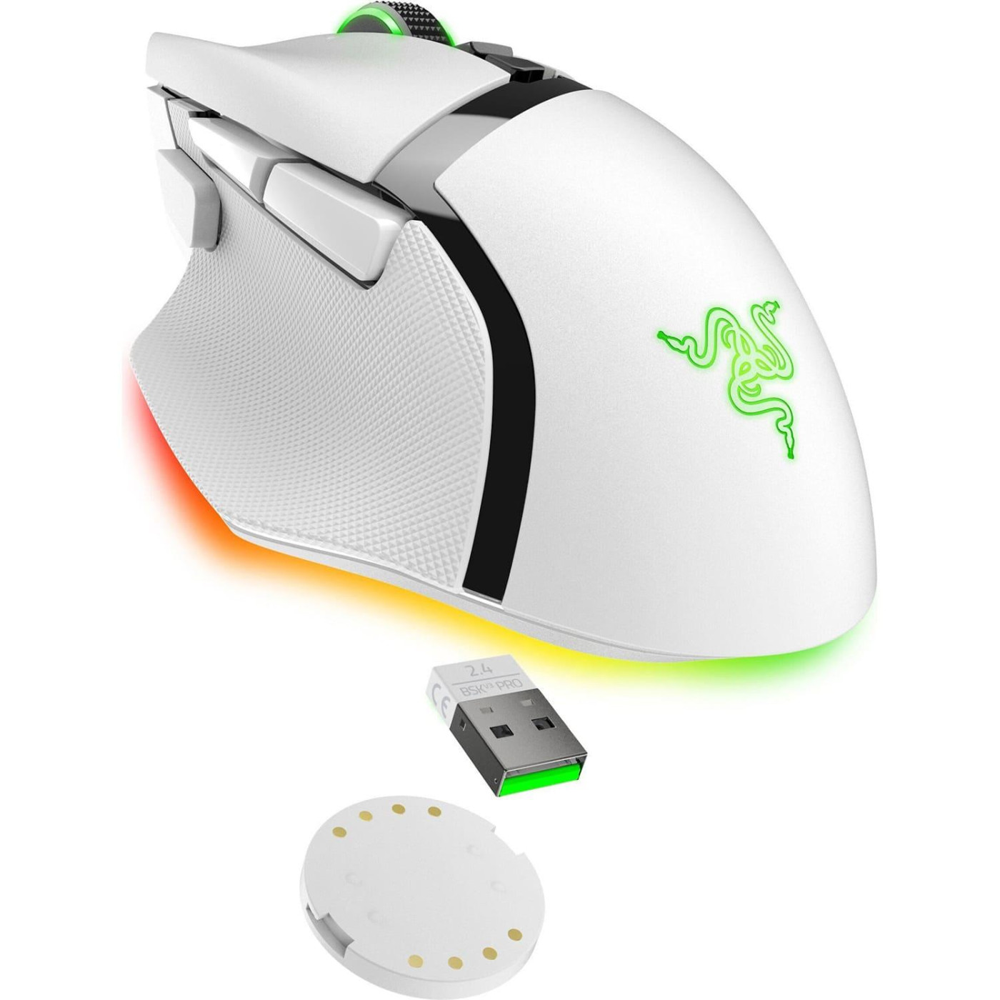 Бездротова миша Razer Basilisk V3 Pro Wireless White (RZ01-04620200-R3G1)