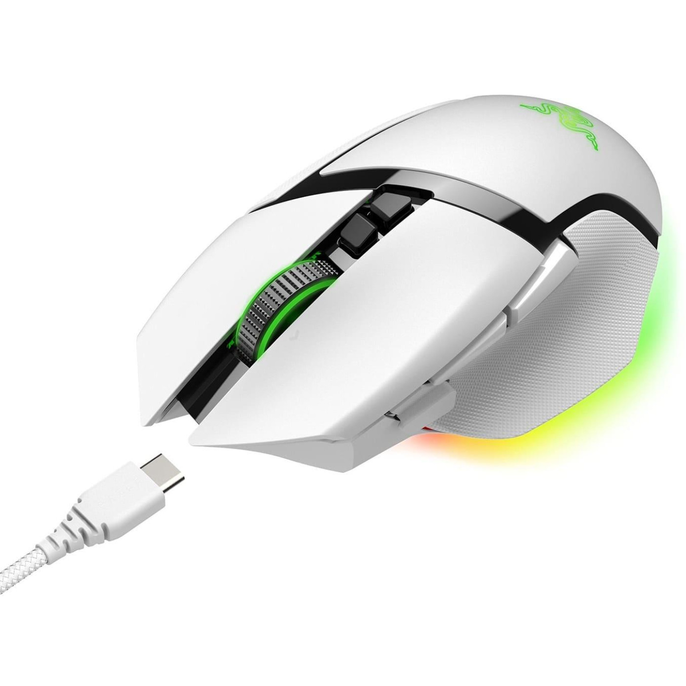 Бездротова миша Razer Basilisk V3 Pro Wireless White (RZ01-04620200-R3G1)