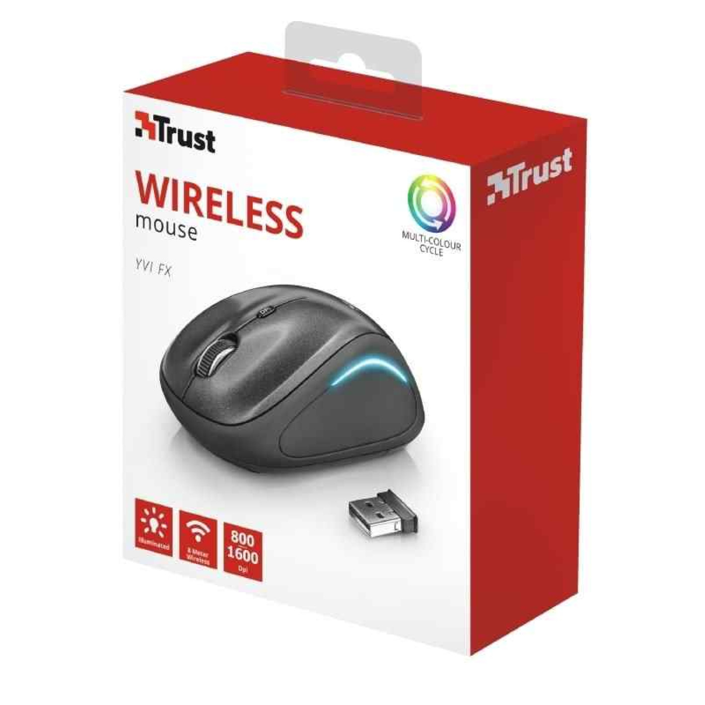 Беспроводная мышь Trust Yvi FX Black (22333)
