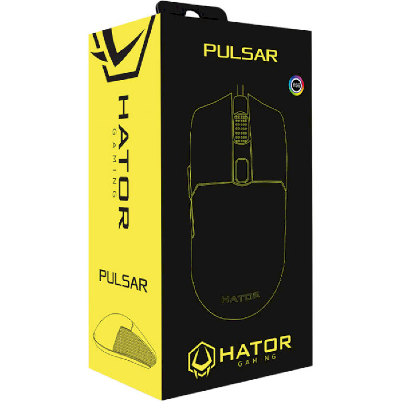 Мышь HATOR Pulsar USB Black (HTM-313) U1