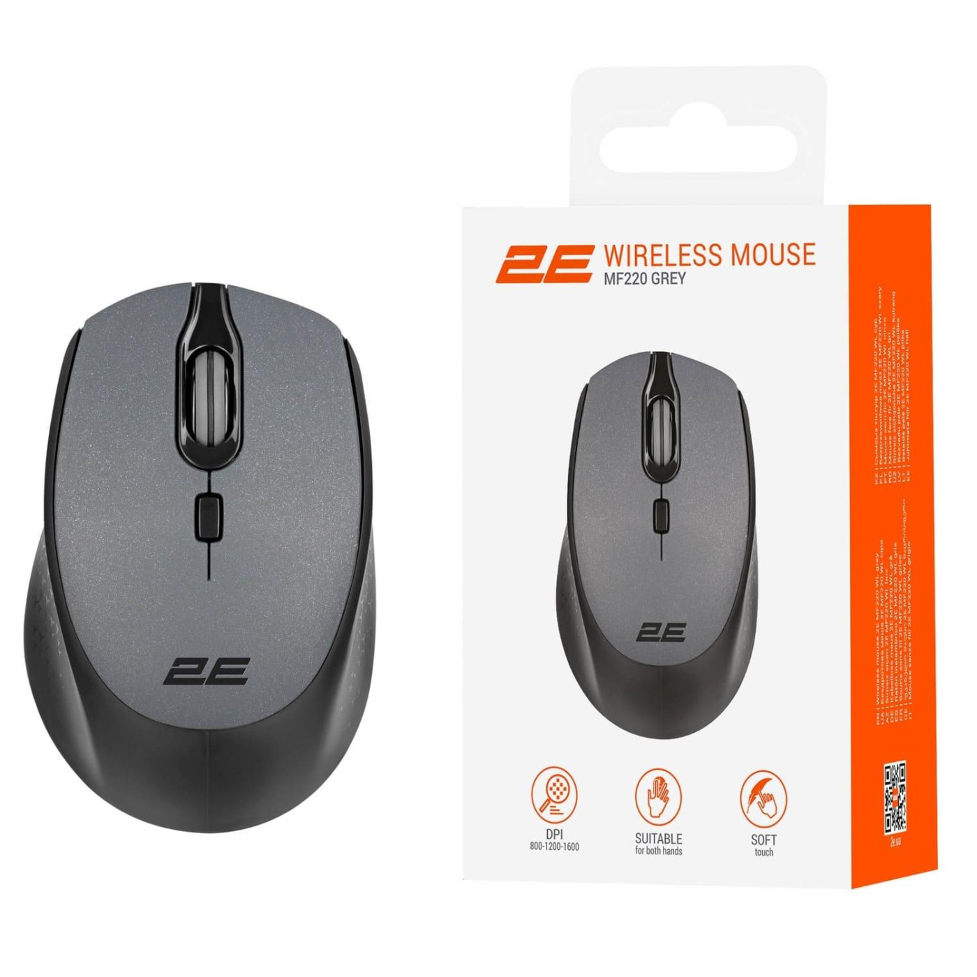 Миша 2E 2Е MF220 WL Grey (2E-MF220WB)