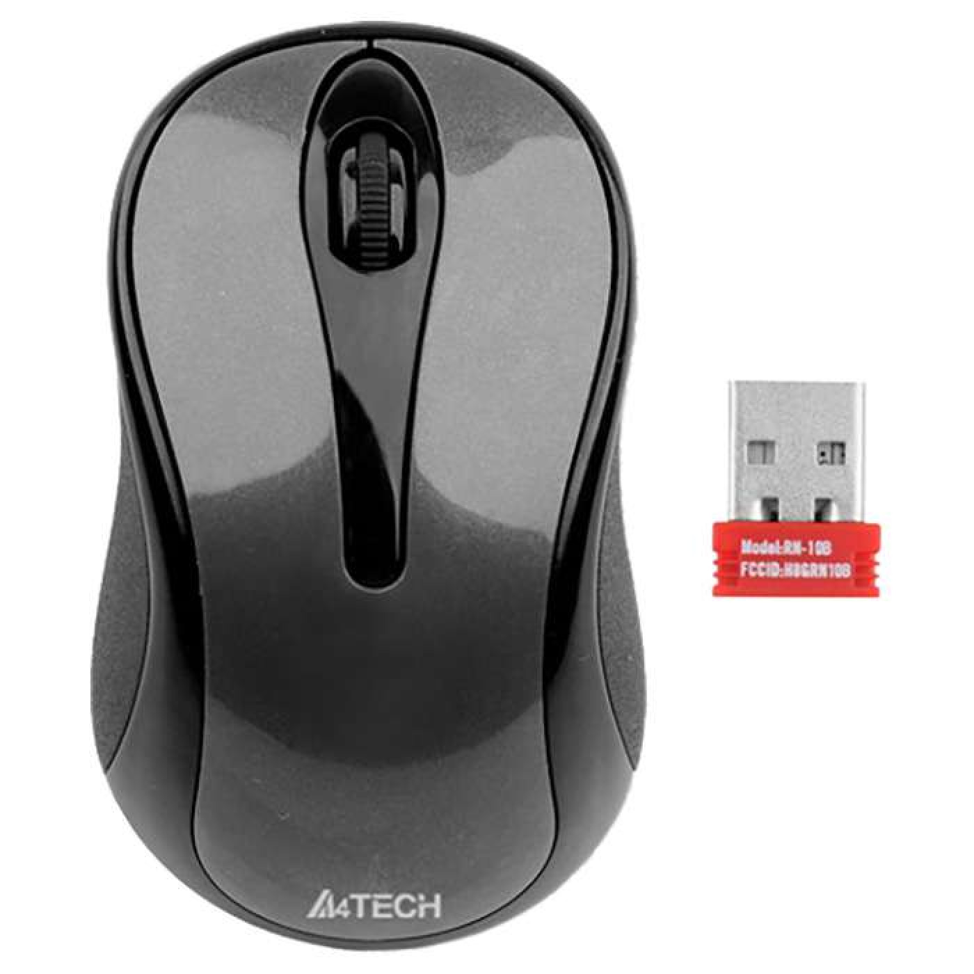 Беспроводная мышь A4Tech G3-280N Wireless Glossy Grey (G3-280N (Glossy grey))