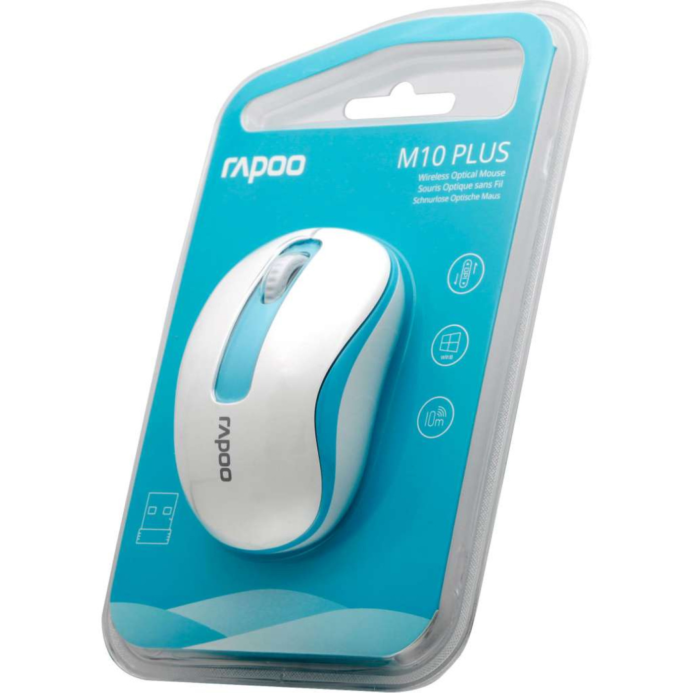 Беспроводная мышь Rapoo M10 Plus Wireless Blue (M10 Plus Blue)