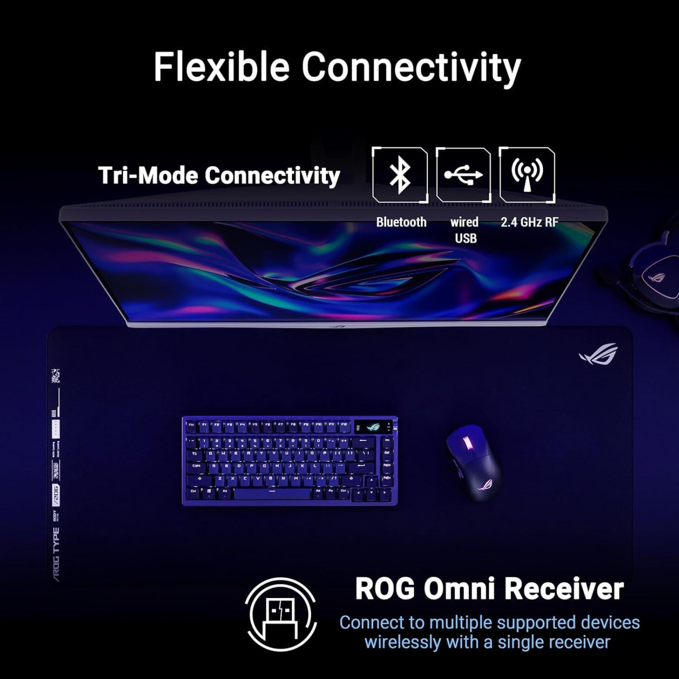 Миша ASUS ROG Keris II Origin Black (90MP04A0-BMUA00)