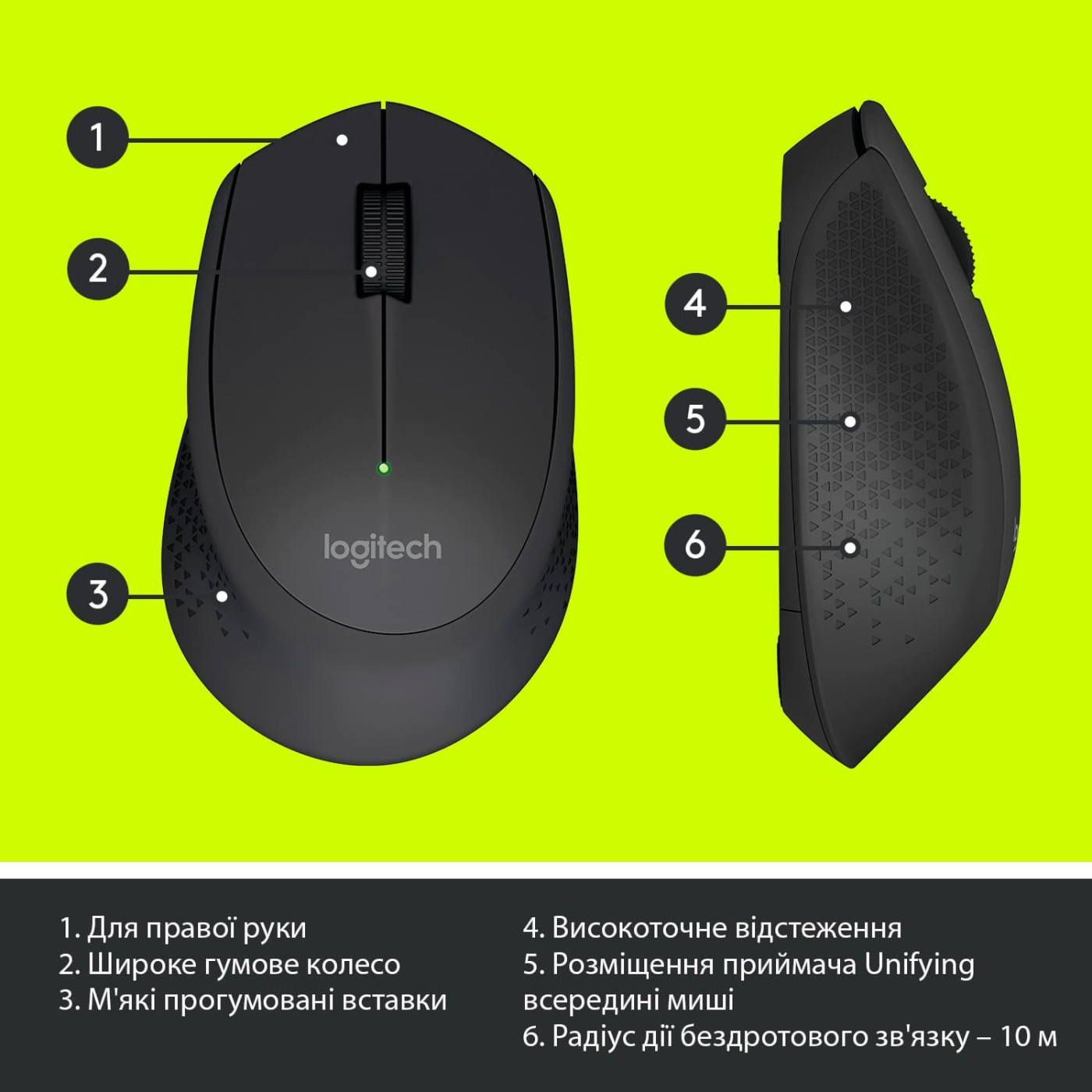 Бездротова миша Logitech M280 Wireless Black (910-004287)