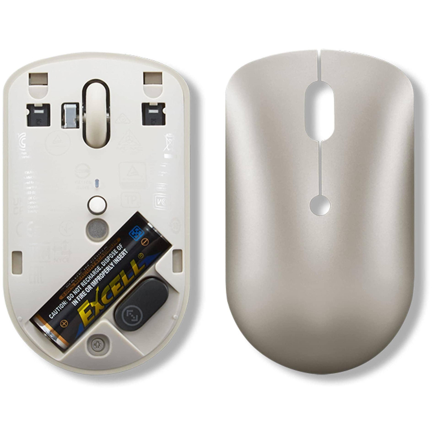 Беспроводная мышь Lenovo 540 USB-C Wireless Compact Mouse Sand 540 USB-C Wireless Sand (GY51D20873)