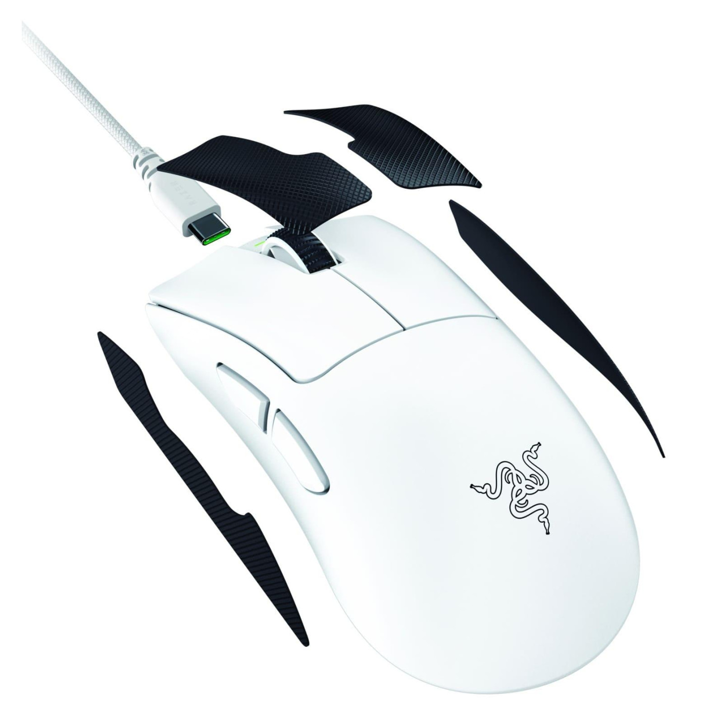 Миша Razer DeathAdder V4 PRO Wireless White (RZ01-05330200-R3G1)