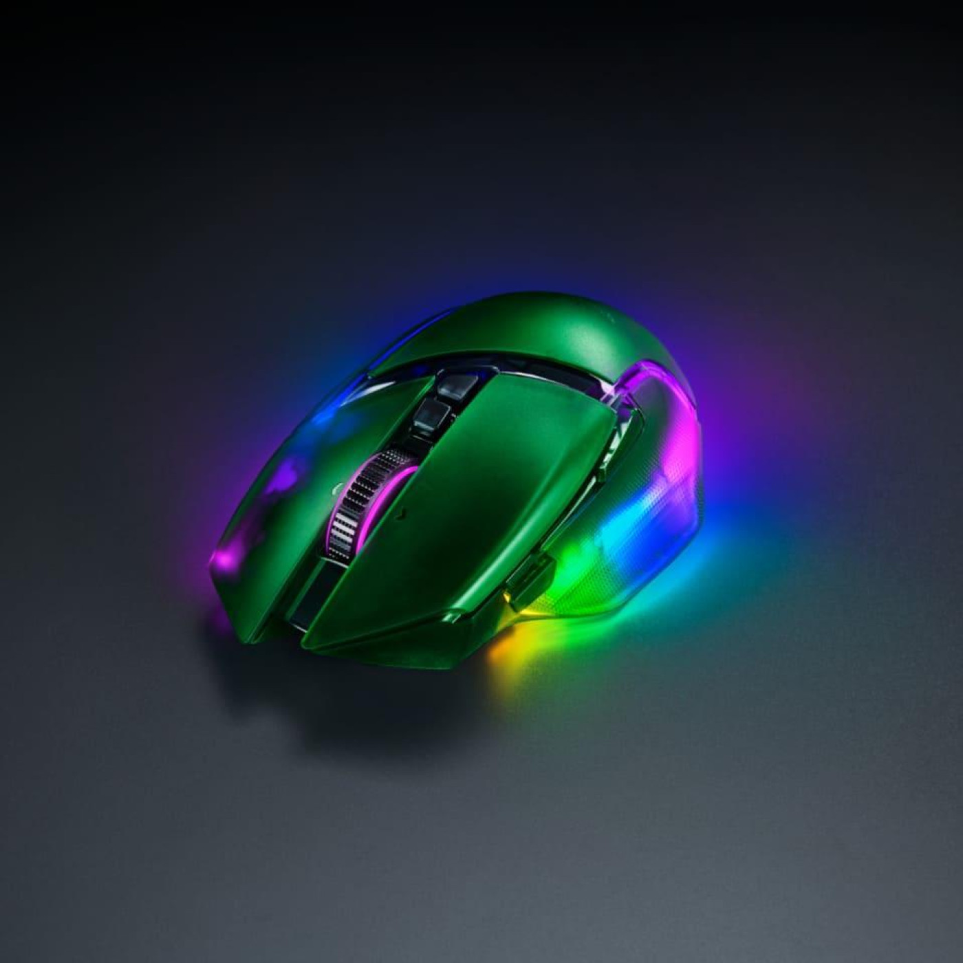 Миша Razer Basilisk V3 PRO Wireless 35K Phantom Green (RZ01-05240300-R3G1)