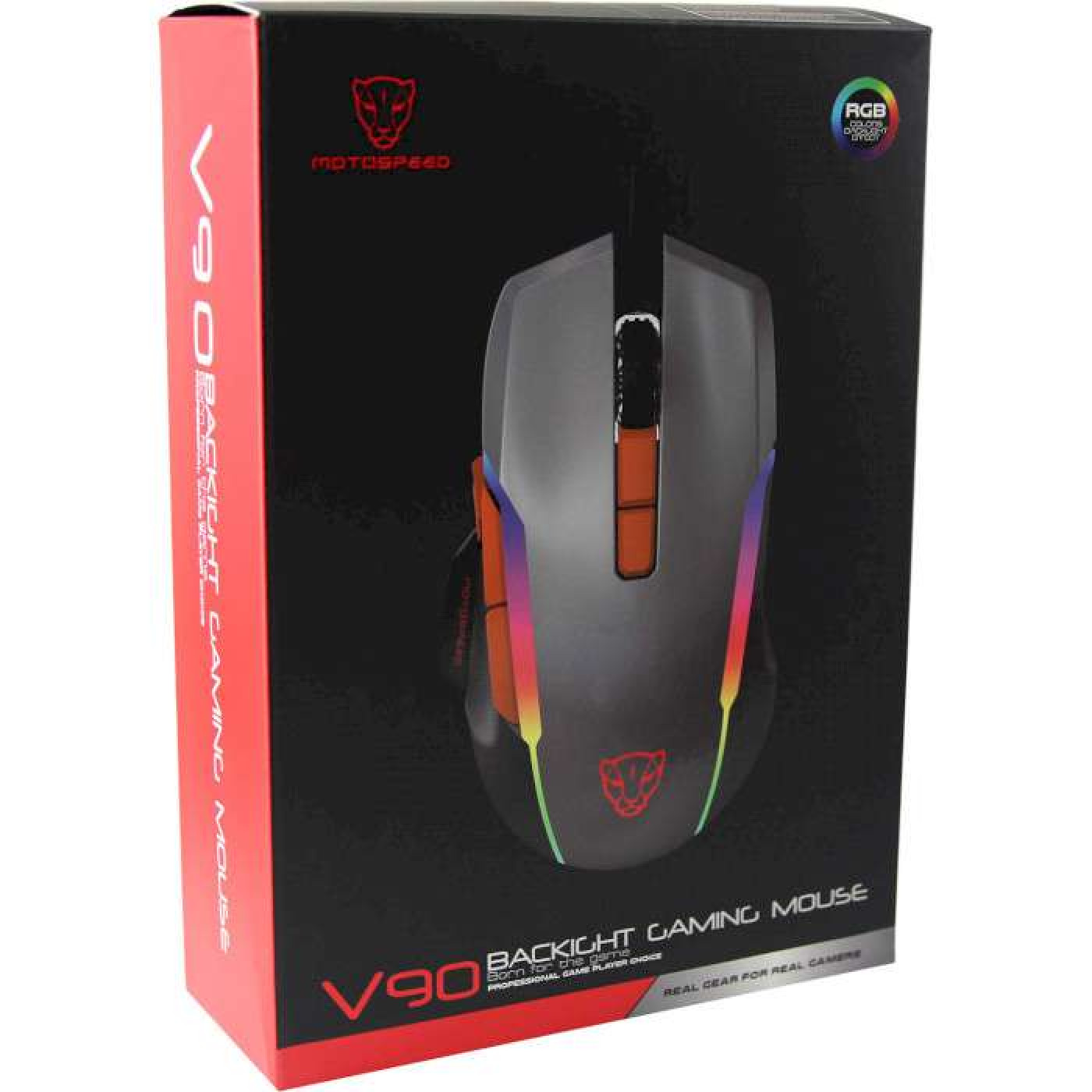 Мышь Motospeed V90 USB Black (mtv90b)
