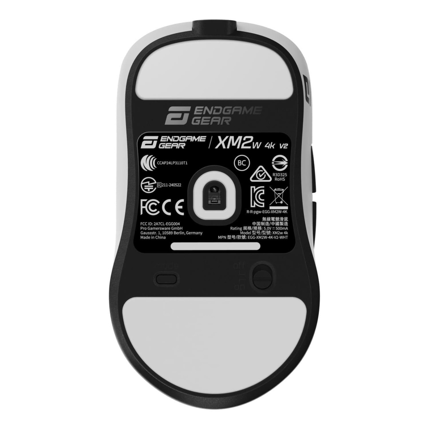 Мышь ENDGAME GEAR XM2w 4k v2 White (PGW-EG-MOU-080)