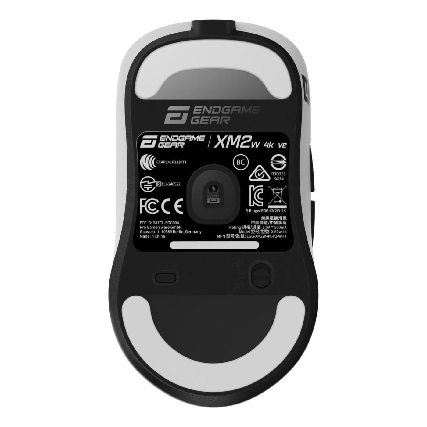 Мышь ENDGAME GEAR XM2w 4k v2 White (PGW-EG-MOU-080)