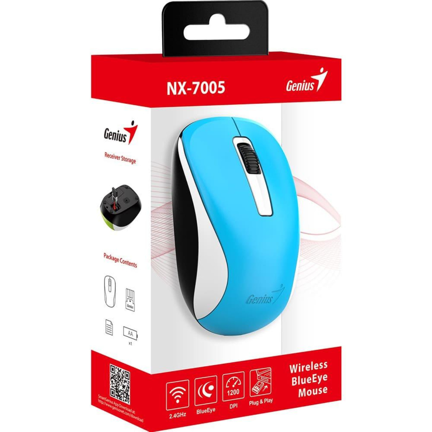 Мышь Genius USB Blue NX-7005 (31030017402)