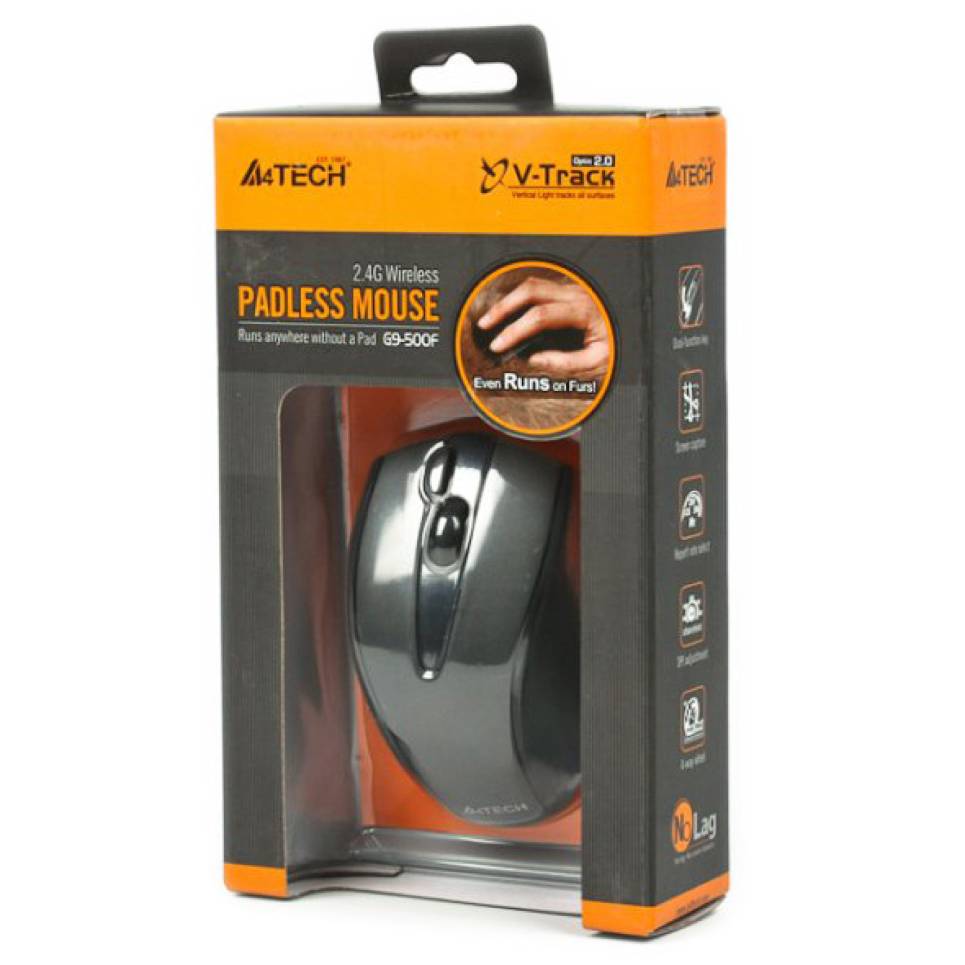 Беспроводная мышь A4Tech G9-500F-1 Wireless Black (G9-500F-1 (Black))